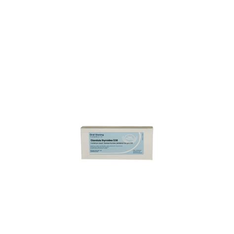 Allergica Glandula Thyroidea D30 - 10 x 1 ml - Med24