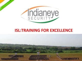 Alles over ISL training