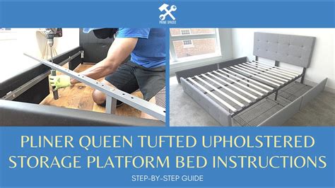 Find helpful customer reviews and review ratings for Allewie Queen Bed Frame/Velvet Upholstered Bed Frame with Vertical Channel Tufted Headboard/Strong Wooden Slats/Platform Bed Frame/Mattress Foundation/Box ... Love the look, however assembly was a critical thinking process. No instructions were included for assembly. Not sure I would but .... 