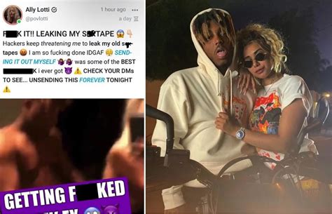 Alley lotti sex tape. Juice WRLD, unfortunately, passed away in 2019 and at that time, he was dating Ally Lotti, who operates an OnlyFans page. In an attempt to get ahead of hackers, Lotti is sharing a vaulted sex tape ... 