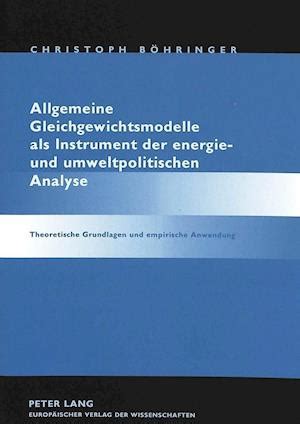 Allgemeine gleichgewichtsmodelle als instrument der energie  und umweltpolitischen analyse. - Constitución, derecho administrativo y estado autonómico.