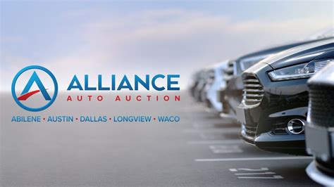 Alliance auto auction. **This policy is subject to change without notice by Alliance Auto Auctions. Online Simulcast. Simulcast Support Call your local Auction. Buy Online Now. Dallas Auction. Wednesday at 12:30pm. Austin Auction. Thursday at 9:15am. Longview Auction. Friday at 9:30am. Abilene & Waco Auctions. Friday at 9:45am. 