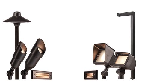 Alliance outdoor lighting. Material. Housing: Solid cast brass. Knuckle: Solid cast brass, knob for angle adjustment. Socket: Spade connectors for LPAR36 lamps. Shroud: Solid cast brass, with turn-to-lock fitting. 