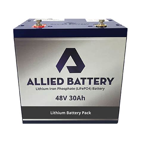 Allied Lithium 12V Battery (100 Amp Hours) Allied 100Ah Lithium Batteries are a great "Drop-in-Ready" solution for RV's, camper vans and wakeboard boats. Allied's turn-key replacement system enables you to convert any battery set up from wet lead acid, AGM, or sealed Gel batteries to Lithium in less than 30 minutes.. 