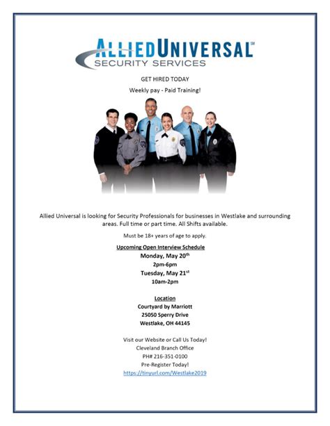Allied Universal®. Allied Universal provides unparalleled service, systems and solutions to the people and business of our communities, and is North America's leading security services provider. With over 140,000 employees, Allied Universal delivers high-quality, tailored solutions, which allows clients to focus on their core business. . 