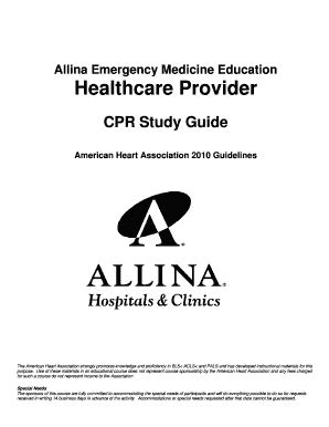 Allina Emergency Medicine Education 2005 ACLS …