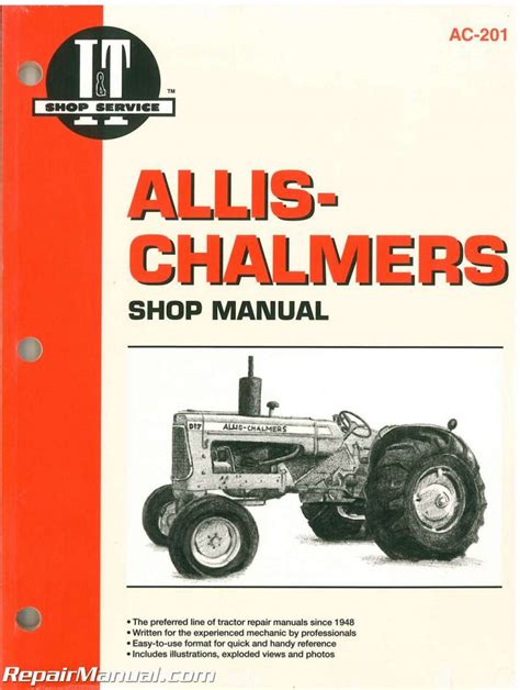 Allis chalmers 170 and 175 tractor shop service repair manual searchable. - El misterio de marie roget resumen.