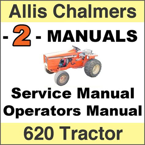 Allis chalmers 620 tractor service operators manual 2 manuals. - Le tailleur fou et autres sketches.