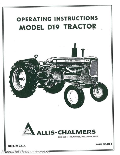 Allis chalmers d 19 and d 19 diesel tractor service repair workshop manual download. - Student workbook and resource guide for kozier erbs fundamentals of nursing.