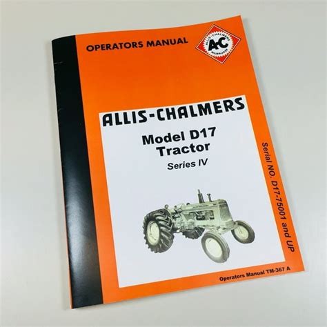 Allis chalmers d17 series 4 service manual. - Triumph sprint sport 900 shop manual 1996 1998.
