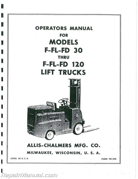 Allis chalmers forklift 4000 propane manual. - 115 hp johnson outboard 93 manual.