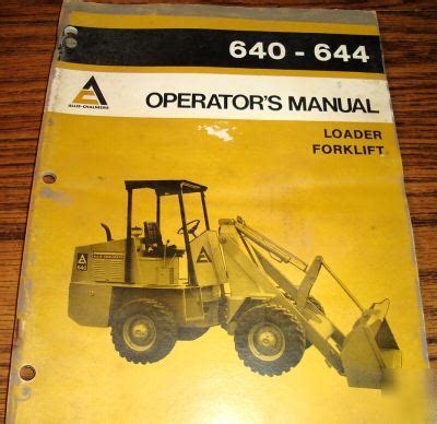 Allis chalmers forklift operators manual ac o 640 644. - The text mining handbook the text mining handbook.