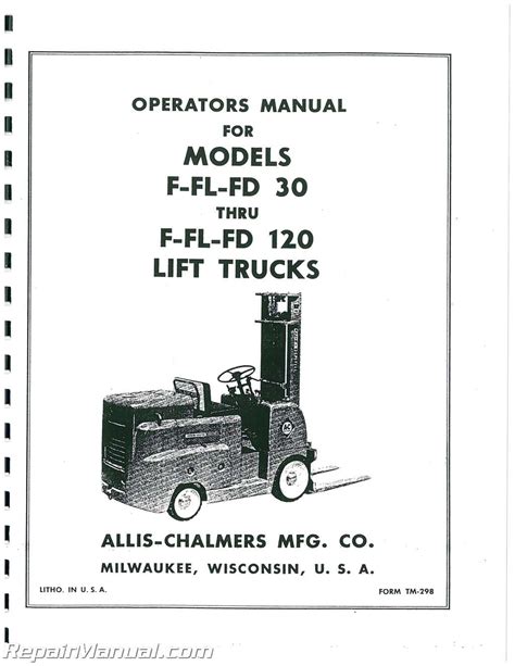 Allis chalmers forklift parts manual f 50. - Jcb micro micro plus 8008 8010 servicio de taller de reparación de excavadora manual instantáneo.