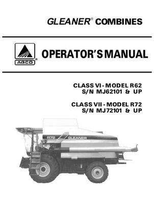 Allis chalmers gleaner r62 r72 service manual. - Herramientas para trabajar en mediacion (paidos mediacion).