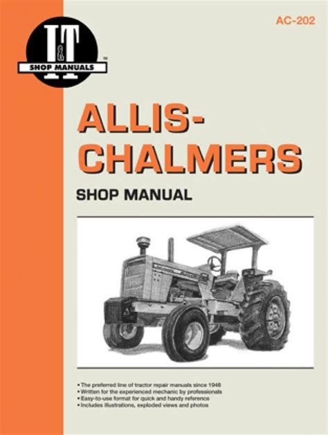 Allis chalmers models 7010 7020 7030 7040 7045 7050 7060 7080 tractor service repair workshop manual. - Manual de servicio maestro de transmisión clark 18000 2 3speedinline.