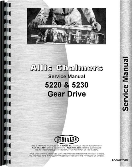Allis chalmers tractor service manual ac s 5220 gd. - Suzuki samurai sq416 sq420 service reparaturanleitung 1998 2005 herunterladen.