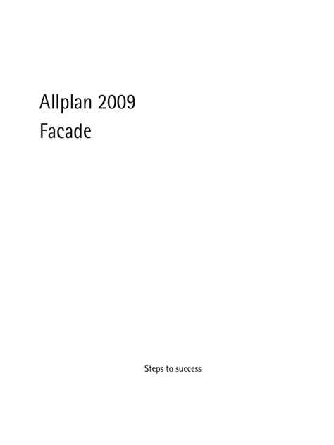 Allplan 2009 Step by Step Geodesy