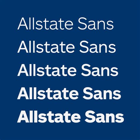 Allstate sans font