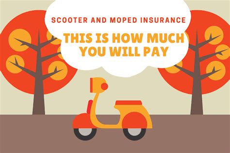 The cost of scooter insurance depends on a number 