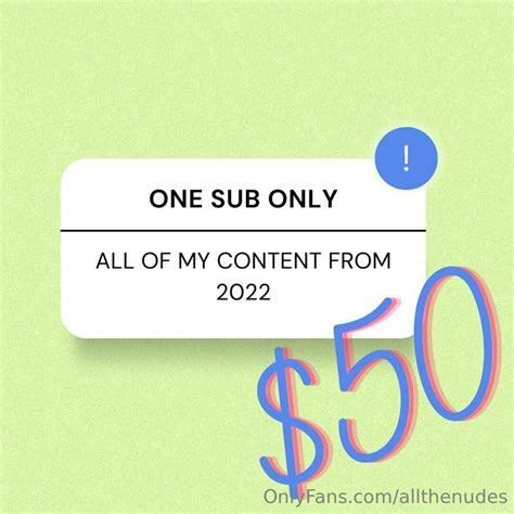 Allthenudes onlyfans. OnlyFans is the social platform revolutionizing creator and fan connections. The site is inclusive of artists and content creators from all genres and allows them to monetize their … 