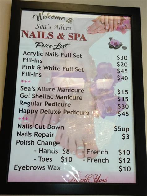 Allure Nails Prices