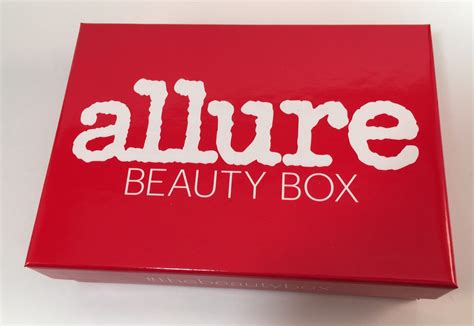 Allure box. Allure Beauty Box. 3.6 overall rating. 721 Ratings | 155 Reviews. Allure Beauty Box is a $23 monthly beauty subscription from Allure Magazine. Each month they send out a mix of deluxe and full-size samples from mostly high-end brands. (It was named one of the best beauty subscription boxes by MSA readers … 
