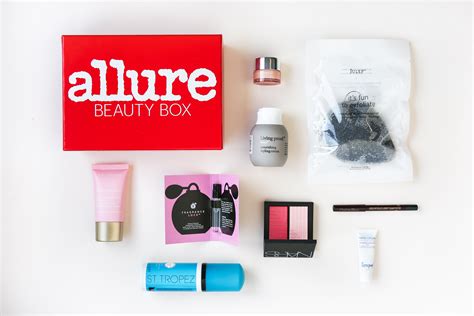 Allure magazine beauty box. Discount codes for up to 25% off beauty products. A mini magazine filled with editor tips on how to use the products ... Allure Beauty Box members get access to a 20% off discount code and free ... 