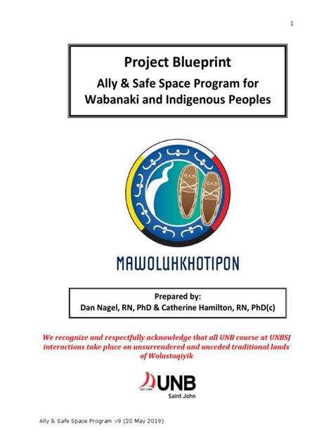 Ally Safe Space Program Blueprint v9 20 May 2019
