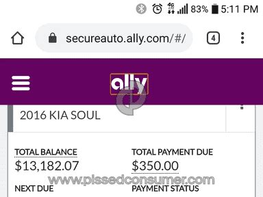 Ally car note. Vehicle was paid off in 02/2017. I did not realize that the lien had not been released until I attempted to trade the car in, released I never received release of lien or title and found out Ally Bank still has a lien listed on the vehicle. Several telephone attempts over a period of 3 days have not resulted in getting a release … 