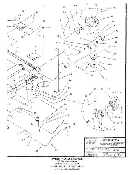 Alm 12001 4 post lift operators manual. - 4l60 4l60e getriebe reparatur teile handbuch.