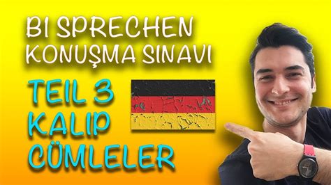 Almanca b1 konuşma sınavı