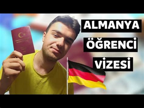 Almanya öğrenci vizesi idata