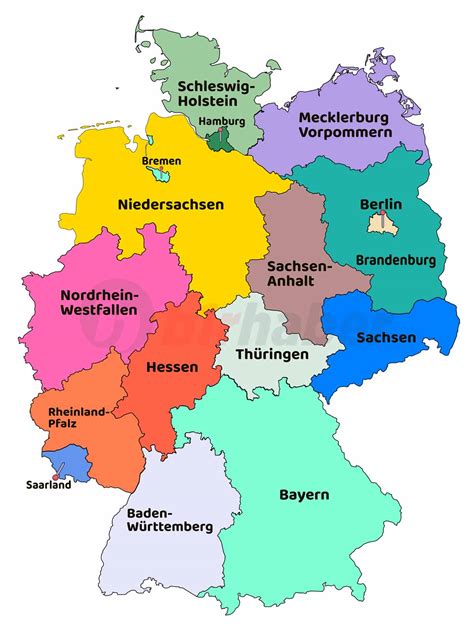 Almanya eyaletler ve başkentleri