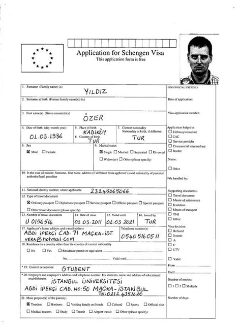 Almanya vize başvuru formu nasıl doldurulur