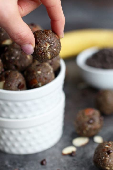 Almond Butter Banana Protein Balls + Eating More Carbs