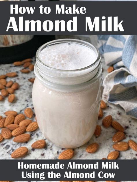 Almond cow recipes. 