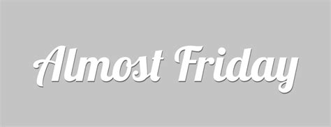 Almost Friday Font App