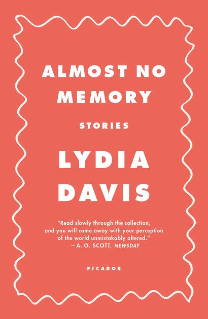 Read Almost No Memory By Lydia Davis