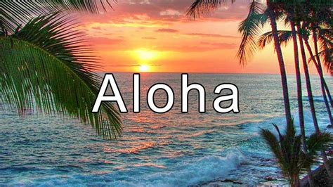 Aloha - YouTube