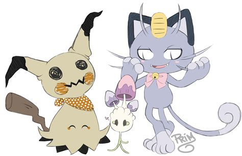 Alolan Meowth + Mimikyu...? by Azzi-kun on Newgrounds