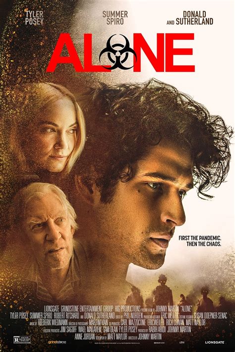 Alone the film. Sep 17, 2020 · ALONE Official Trailer (2020) Survival Horror Movie. Watch on. As for the film’s antagonist, Marc Menchaca is spectacular in the role. Portraying a nameless serial killer, Menchaca serves up a ... 