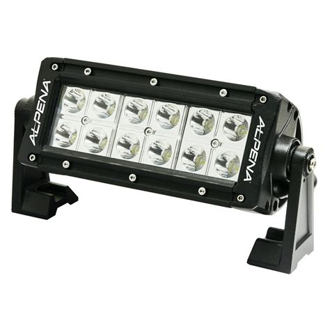 The Alpena LEDFogz6 LED Auxiliary, Driving, Utility Pair of Lights is compact and bright, LED auxiliary lights for extra vision in all weather conditions. Universal Make for Cars, Trucks, SUVs. 3 LEDs per unit add brightness at the front or rear of most vehicles. These lights are great for extra visibility or accent lighting on a variety of ....