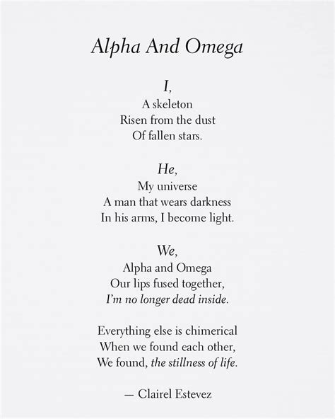Alpha Omega Poetry Life Lessons
