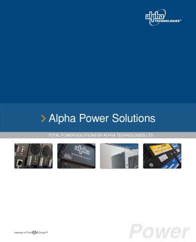 Alpha Power Catalog 2010