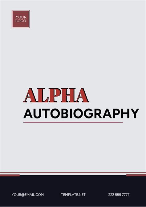 Alpha autobiography template