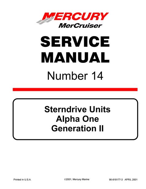 Alpha i gen ii outdrives shop service manual. - Download free use manual for revit 2014.