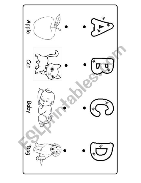 Alphabet ABCD ESL worksheet by casuallee Worksheets Library