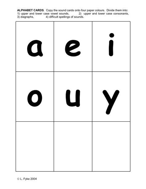 Alphabet Cards Primarily Learning