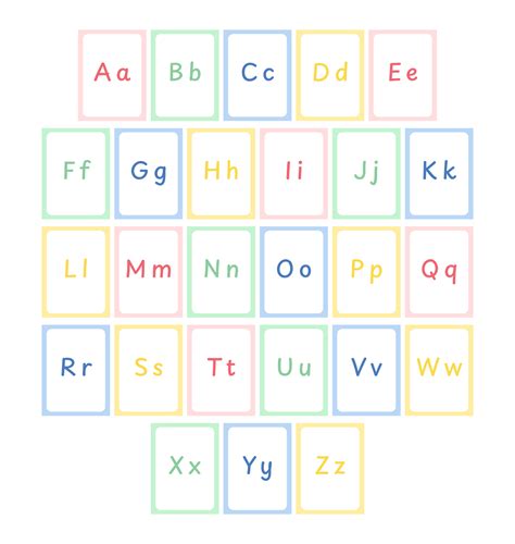 Alphabet Cards Printables