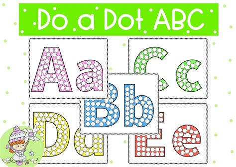 Alphabet Do a Dot Pages ABC Dot Markers Sheets Doadot Etsy
